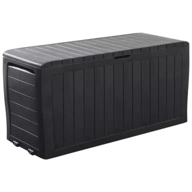 Keter Marvel+ 270L Outdoor Garden Storage Box - Grey /Sage (Free Click & Collect) - Habitat