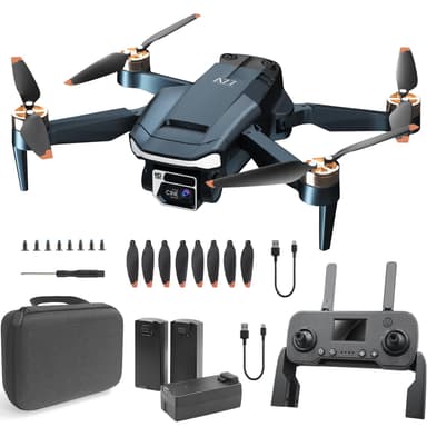 4K Camera Drone, 2650ft Range, 84H Flight Time, 3 Batteries, WiFi, Brushless Motor, Auto Hover/Follow, Blue (£129.99) Sold by Aerionix / FBA - Amazon