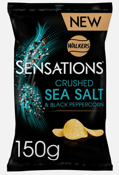 Walkers Sensations Salted & Black Peppercorn Sharing Crisps 150 - Instore (York) - FarmFoods