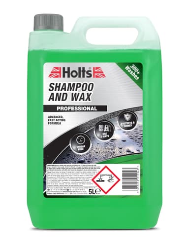 Holts Car Shampoo & Wax 5L - High-Foaming Wash & Wax for Cars (£5.22/£5.49 S&S) - Amazon