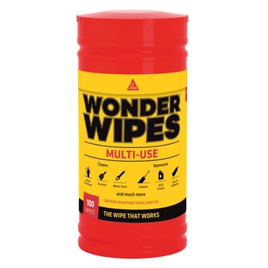 Sika Wonder Wipes Multi-Use Cleaning Wipes For The Building Trade, 100 Pack - £3.86 W/ S&S - Amazon