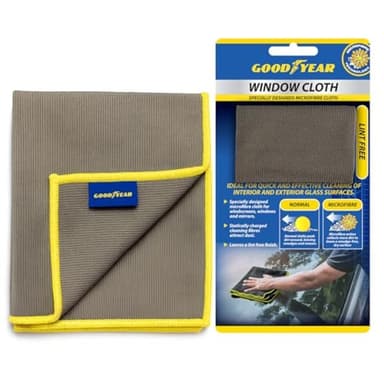 Goodyear microfibre Window Cloth I Designed Microfiber Cloth for windscreens, windows and mirrors - Amazon
