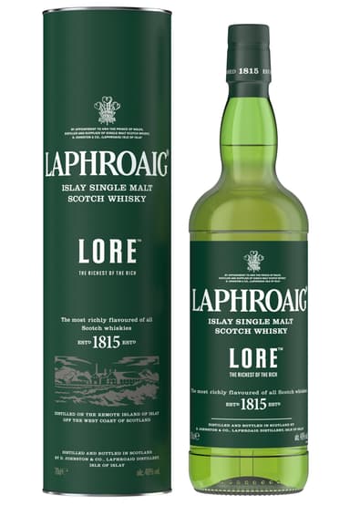 Laphroaig Lore | Scotch | Islay | Single Malt Peated Whisky | 48% ABV | 70cl - Amazon