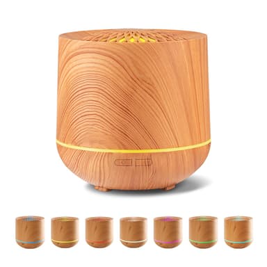 Diffuser, 300ml Ultrasonic Aroma Diffuser for Essential Oils, with 7-Color LED Light & Auto - Nixtrve Store FBA - Amazon