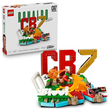 LEGO Editions Cristiano Ronaldo – Football Highlights Toy - 3D Display Model Kit w/Collectible Minifigure - Kids' Room Decor - 43012 - Amazon