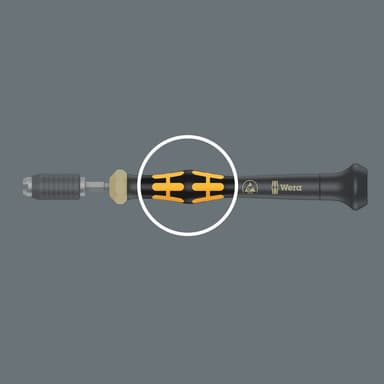 Wera 1460 Kraftform Micro ESD Adjustable Torque Screwdriver Handle, 0.02-0.06 Nm - VERY GOOD - Amazon