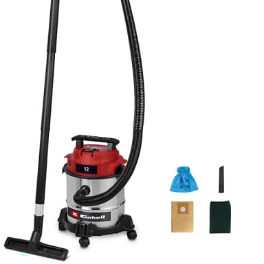 Einhell TC-VC 1240 S Corded Wet & dry vacuum, 12L (free c+c) - £30 w/ B&Q Club new signup + 2 Yr Guarantee (free c+c) - B&Q