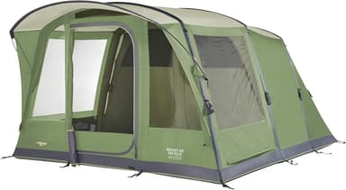 Vango Airbeam Odyssey Air 500 Villa Tent, 5 Man Inflatable with Pump, Sun Canopy, Easy Pitch, Epsom Green - Amazon