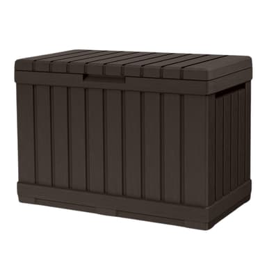 Keter Kentwood 190L Outdoor Resin Garden Storage Box, Brown - Amazon