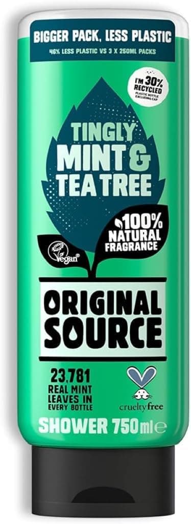 Original Source Mint & Tea Tree Shower Gel 750ml (£1.74 S&S) - Amazon
