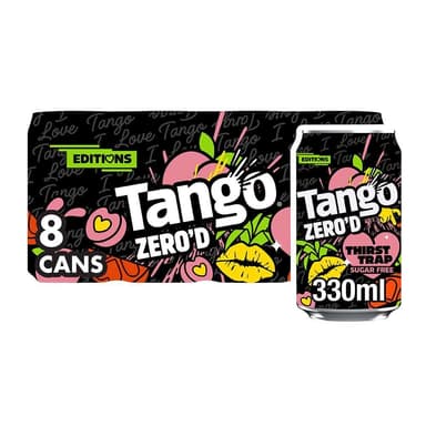 Tango Zero'd Thirst Trap - Peach & Pineapple 330ml x 8 (£2.85 S&S) - Amazon