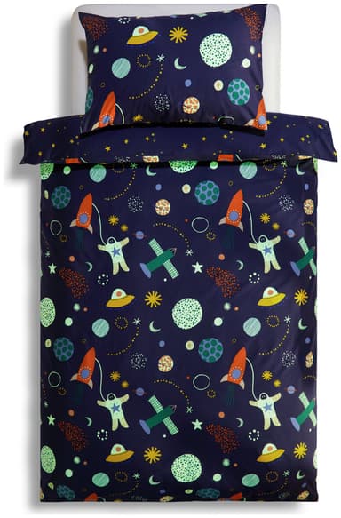 Habitat Kids Glow In The Dark Space Bedding Set - Toddler - Free C&C (Limited Locations) - Argos