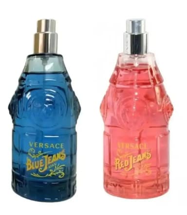 Versace Blue / Red Jeans Eau de Toilette Spray 75ml Tester NO LID - The Beauty Store