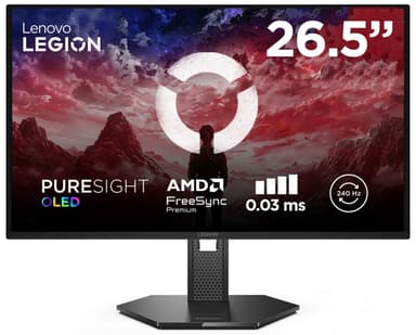 Lenovo Legion 27Q-10 OLED 26.5 Inch 240Hz QHD Gaming Monitor - Free C&C - Argos