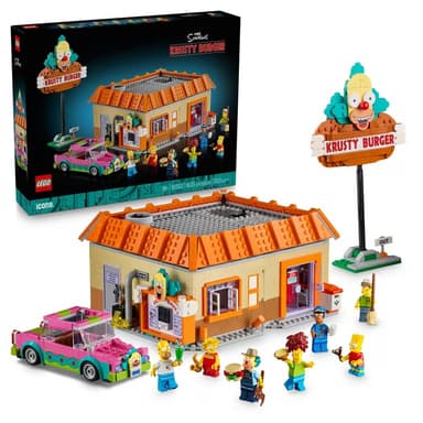 LEGO Icons The Simpsons: Krusty Burger 10352 / LEGO Icons Tudor Corner Miniature House Kit 10350 - £150 - Using HSD/DFC Code - Free C&C - Argos