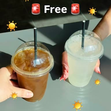 Free Cloudy Lemonade / Peach Iced Tea at all 200+ Asda Cafe - ASDA Groceries