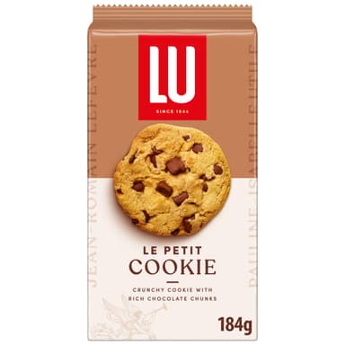 LU Le Petit Cookie with Chunky Rich Chocolate Chips 184g - Nectar Price - Sainsbury's