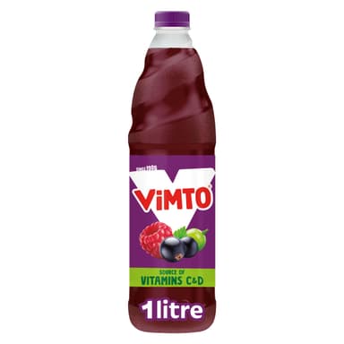 2x Vimto Squash 1L / Vimto Squash No Added Sugar 1L - 4 for £3.75 - (£1.90 S&S) - Amazon