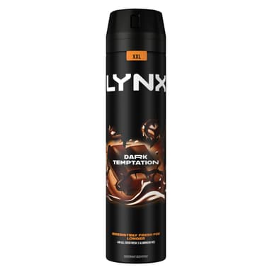 Lynx Dark Temptation Aerosol Body Spray 250ml - £2.82 / £2.52 S&S - Amazon