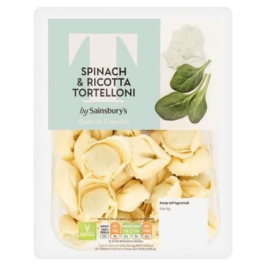 Sainsbury's Tortelloni (Spinach & Ricotta/Tomato & Mozzarella/Ham & Cheese/Chicken & Bacon/Four Cheese/Prosciutto) Nectar Price - Sainsbury's