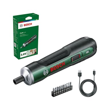 Bosch PushDrive 3.6V Li-ion Cordless Auto-feed screwdriver (1 x 1.5Ah) - 06039C6002 + 3 Year Guarantee (free c+c) - B&Q