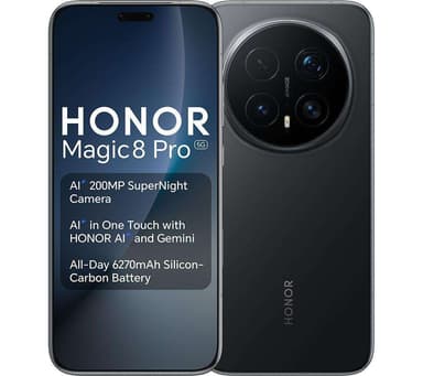 HONOR Magic8 Pro Snapdragon 8 Elite Gen 5 12GB RAM 512GB 5G Smartphone (Like New) £619 + £10 Top Up / No Top Up For Existing Customers - Giffgaff