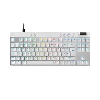 Logitech PRO X TKL RAPID Magnetic (Hall-Effect) Gaming Keyboard White - With voucher - Amazon