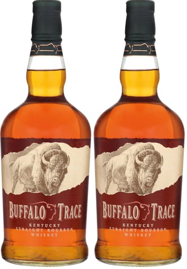 Buffalo Trace Kentucky Straight Bourbon Whiskey, 70cl, ABV 40% x 2 (£32.30 Max S&S) - Amazon