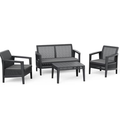 Up to 50% off Garden & Outdoor Sale + 10-15% off B&Q members e.g Keter Atlas Graphite 4 seater Coffee set £80.75 - Basco 4 seater set £45 - B&Q