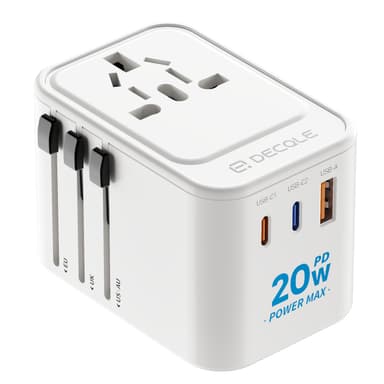 Universal Travel Adapter for International Travel - EU UK US AU JP - Sold by MONGERA /FBA - Amazon