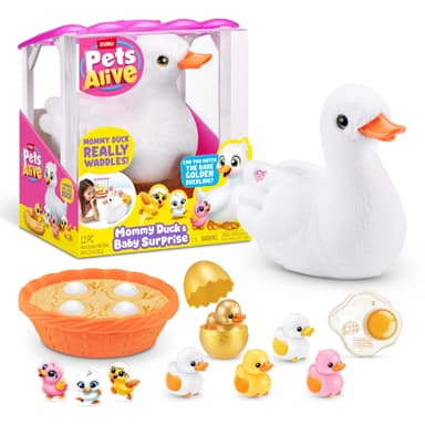 Pets Alive Easter Mommy Duck & Baby Surprise by ZURU, Interactive Hatching Toy with Ducklings - Amazon