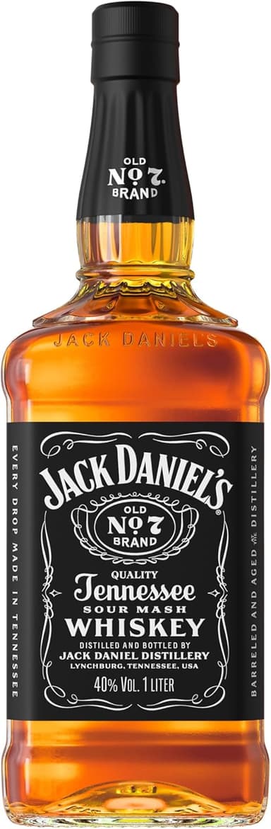 Jack Daniel’s Tennessee Whiskey, 1L 40% ABV - Amazon