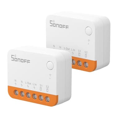 SONOFF 2-Pack Smart Switch, MINIR4 Wi-Fi Smart Switch, 10A 2400W, Zero & Fire Wires - Works With Amazon Alexa & Google Home Assistant - Amazon