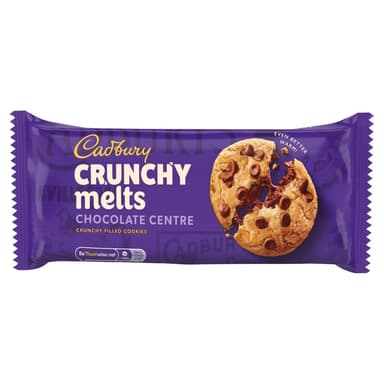 Cadbury Crunchy Melts Chocolate Centre Chocolate Chip Cookies, 156g (£1.39 / £1.24 with s&s) - Amazon