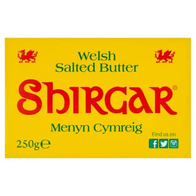 Shirgar Welsh Butter 250g - Clubcard Price - Tesco