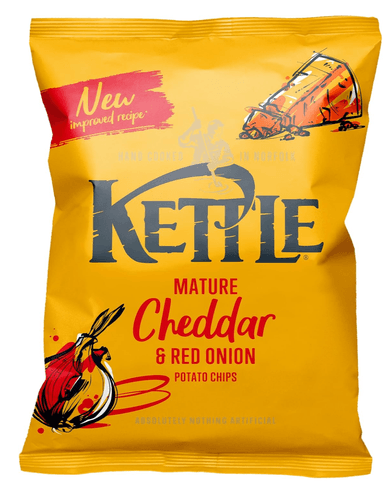 130g Kettle Mature Cheddar & Red Onion - Instore (York) - FarmFoods