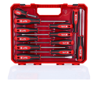 Milwaukee 4932472003 12 Piece Tri-Lobe Screwdriver Set - UK Planet Tools