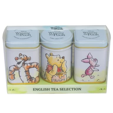 New English Teas Winnie the Pooh & Friends 3x Mini Tea Tins with English Loose Leaf Tea - £3.65 S&S - Amazon