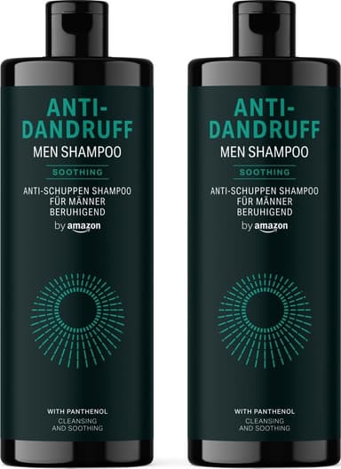 by Amazon Men’s Anti-Dandruff Shampoo, 2 x 400ml - £3.20 S&S - Amazon