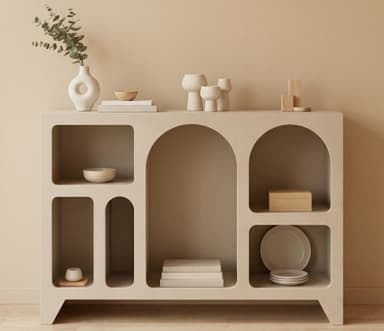 OHS Arch Display Sideboard - Natural - Online Home Shop