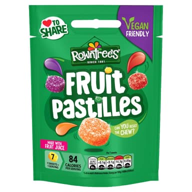 Rowntree's Fruit Pastilles Vegan Friendly Sweets Sharing Bag 143g - Amazon
