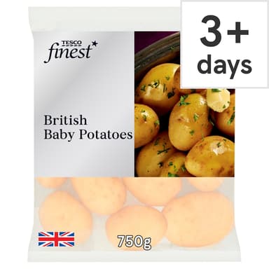 Tesco Finest Baby Potatoes 750G - Clubcard Price - Tesco