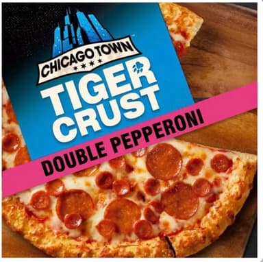 Chicago Town Tiger Crust Double Pepperoni Frozen Pizza 320g - Nectar Price - Sainsbury's