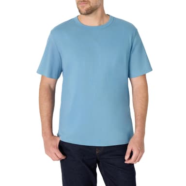 Amazon Essentials Mens Relaxed-Fit Heavyweight Cotton T-Shirt | Dusty blue | Size M only - £3.28 S&S - Amazon