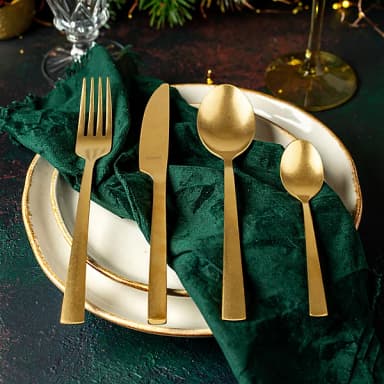 Candlelight Manille Metal 16 Piece Cutlery Set - Free ND C&C Only - B&Q