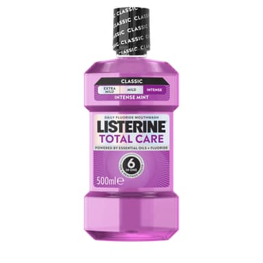 Listerine Total Care Intense Taste Classic Antibacterial Mouthwash 500ml - Discount At Checkout (£1.09 / 96p S&S) - Amazon