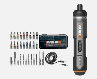 WX240 Cordless Screwdriver 4V Kit 24 pieces - Worx