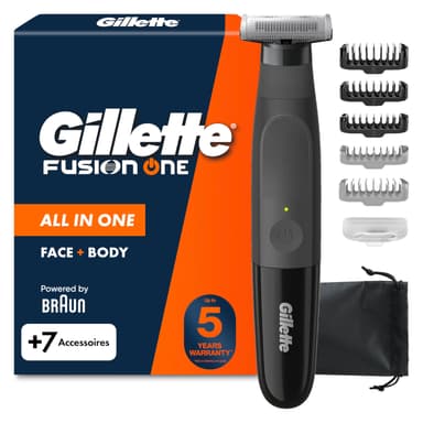 Gillette Fusion One Face and Body Electric Beard Trimmer Men with One Blade - Amazon