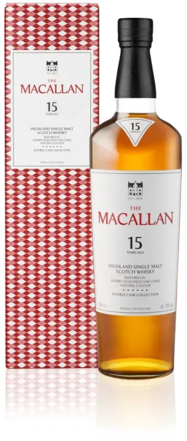 The Macallan 15 yr old Double Cask Single Malt Scotch Whisky 70cl 43% - Ocado