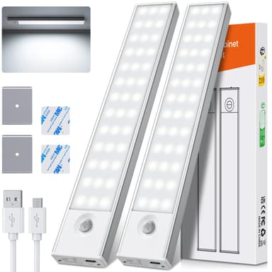 Under Cabinet Kitchen Lights, 2PCs 78LED Cupboard Light 6500K Sold by FHY20 / FBA - Amazon